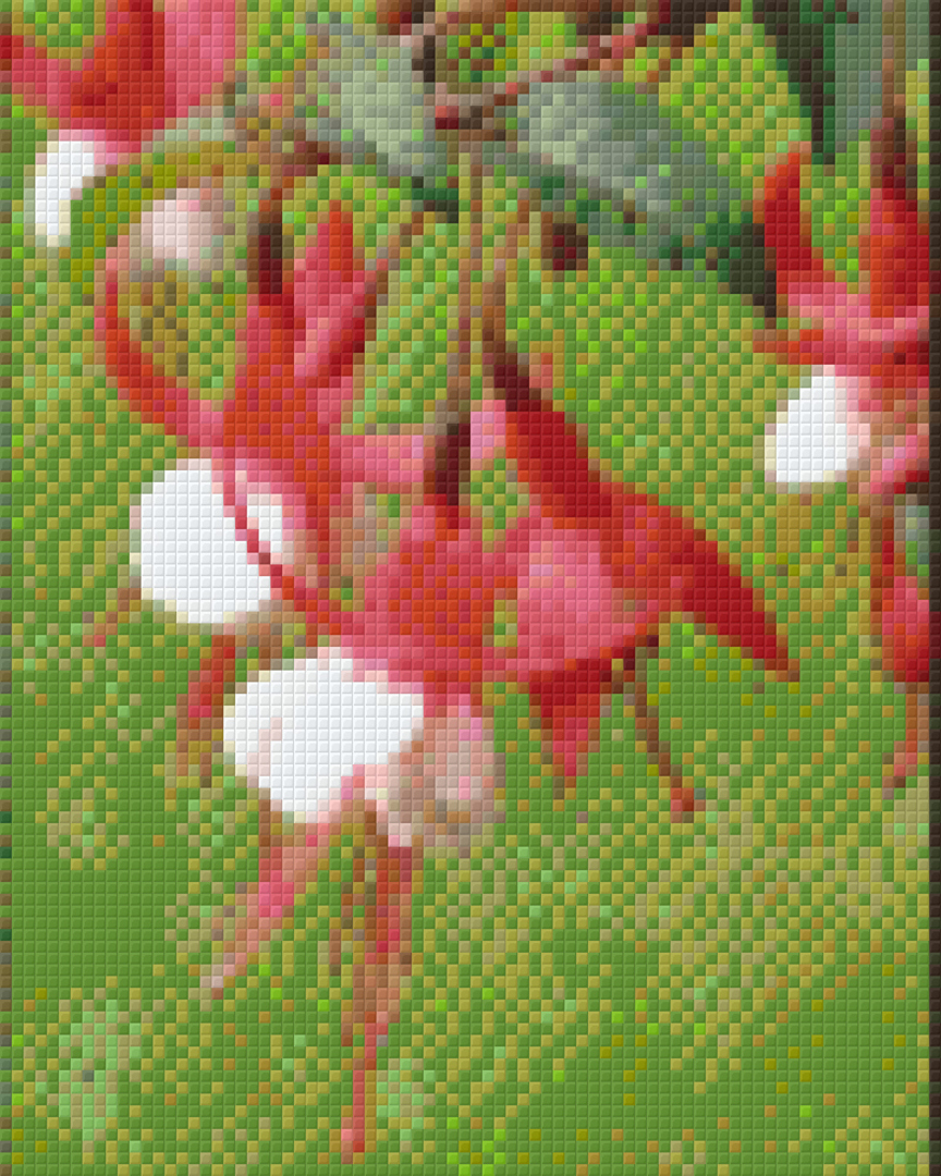 Fuschia Plant NIne [9] Baseplate Pixelhobby Mini Mosaic Art Kit image 0